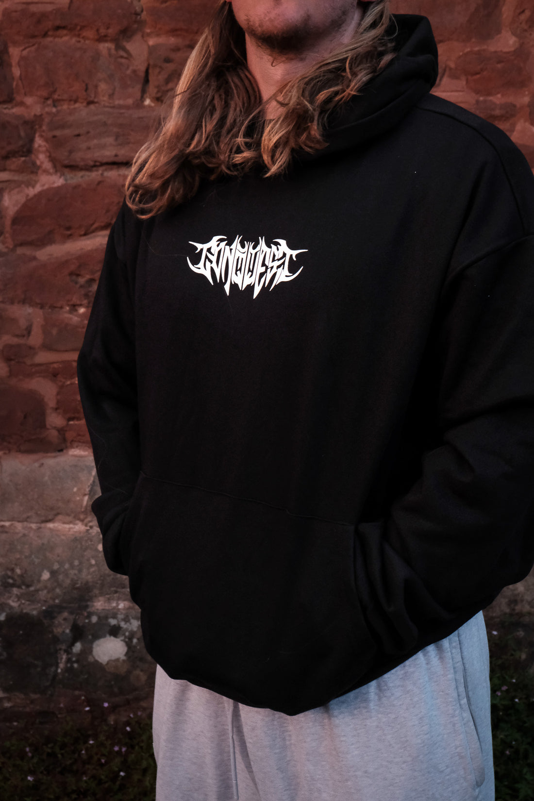 Oversized Blackout Street Hoodie