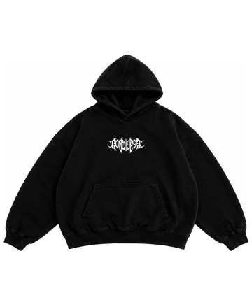 Oversized Blackout Street Hoodie
